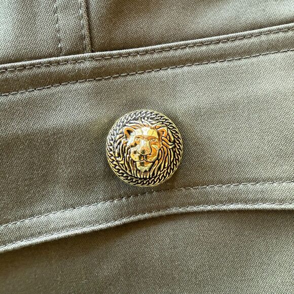 NWT Generation Love Susanna Gabardine Strapless Cropped Vestier Olive Green XS - Picture 9 of 16